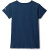 imageColumbia Girls Tech Trail Short Sleeve Graphic ShirtCollegiate Navy HeatherRidge Line Life