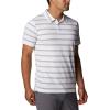 imageColumbia Mens Sun Trek PoloWhiteColumbia Grey Stripe