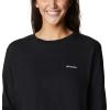 imageColumbia Womens Standard North Cascades Long Sleeve Cropped TeeBlackBoundless Graphic