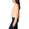 imageColumbia Womens Standard North Cascades Long Sleeve Cropped TeePeachBoundless Graphic