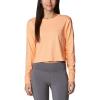 imageColumbia Womens Standard North Cascades Long Sleeve Cropped TeePeachBoundless Graphic