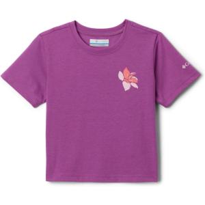 imageColumbia Girls La Poudre Pass Short Sleeve TeeRazzlePetal Power