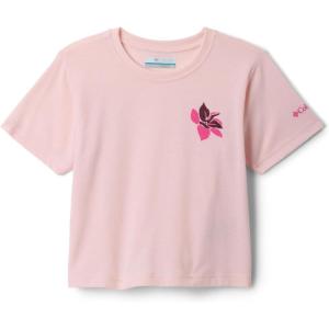 imageColumbia Girls La Poudre Pass Short Sleeve TeeSatin PinkPetal Power