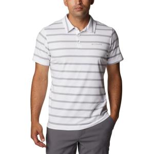 imageColumbia Mens Sun Trek PoloWhiteColumbia Grey Stripe
