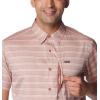 imageColumbia Mens Silver Ridge Utility Lite Novelty Short SleeveAuburn Chambray Stripe