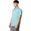 imageColumbia Mens Silver Ridge Utility Lite Novelty Short SleeveRipple Blue Pulaski Plaid