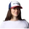imageColumbia Unisex Pfg logo Mesh Ball CapWhiteDusty CrimsonCarbonUsa Flag
