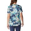 imageColumbia Womens Standard Fork Stream Short Sleeve TeeBright AquaWisterian