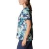 imageColumbia Womens Standard Fork Stream Short Sleeve TeeBright AquaWisterian