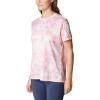 imageColumbia Womens Standard Fork Stream Short Sleeve TeePeach BlossomDistant Peaks