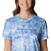 imageColumbia Womens Standard Fork Stream Short Sleeve TeePurple LotusDistant Peaks