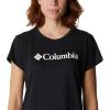 imageColumbia Womens Trek Short Sleeve Graphic TeeBlack HeatherGem Columbia