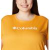 imageColumbia Womens Trek Short Sleeve Graphic TeeMango HeatherGem Columbia