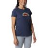 imageColumbia Womens Trek Short Sleeve Graphic TeeNocturnal HeatherBlocked Rainbow