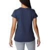 imageColumbia Womens Trek Short Sleeve Graphic TeeNocturnal HeatherBlocked Rainbow