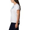 imageColumbia Womens Trek Short Sleeve Graphic TeeWhiteBlocked Rainbow