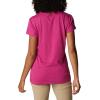 imageColumbia Womens Trek Short Sleeve Graphic TeeWild Fuchsia HeatherGem Columbia