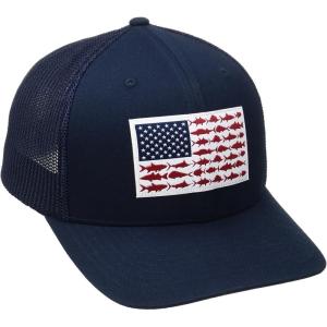 imageColumbia Unisex Pfg logo Mesh Ball CapCollegiate Navy Fish Flag