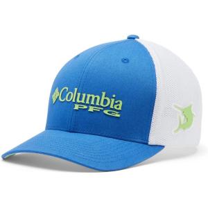imageColumbia Unisex Pfg logo Mesh Ball CapVivid BlueLime GlowMarlin