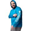imageColumbia Mens PFG Terminal Tackle HoodieBlue EchoWhite Logo