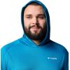 imageColumbia Mens PFG Terminal Tackle HoodieBlue EchoWhite Logo