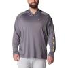 imageColumbia Mens PFG Terminal Tackle HoodieCity GreyCocoa Butter Logo
