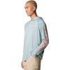 imageColumbia Mens PFG Terminal Tackle HoodieCrushed BlueFaded Peach Logo