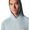 imageColumbia Mens PFG Terminal Tackle HoodieCrushed BlueFaded Peach Logo
