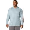 imageColumbia Mens PFG Terminal Tackle HoodieCrushed BlueFaded Peach Logo