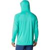 imageColumbia Mens PFG Terminal Tackle HoodieElectric TurquoiseCool Grey Logo