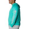 imageColumbia Mens PFG Terminal Tackle HoodieElectric TurquoiseCool Grey Logo