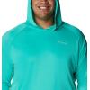 imageColumbia Mens PFG Terminal Tackle HoodieElectric TurquoiseCool Grey Logo