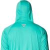 imageColumbia Mens PFG Terminal Tackle HoodieElectric TurquoiseCool Grey Logo