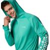imageColumbia Mens PFG Terminal Tackle HoodieGlaze GreenWhite Logo
