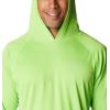 imageColumbia Mens PFG Terminal Tackle HoodieGreen MambaBlack Logo