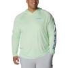 imageColumbia Mens PFG Terminal Tackle HoodieKey WestVivid Blue Logo