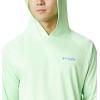 imageColumbia Mens PFG Terminal Tackle HoodieKey WestVivid Blue Logo