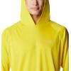 imageColumbia Mens PFG Terminal Tackle HoodieLaser LemonCool Grey Logo