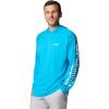 imageColumbia Mens PFG Terminal Tackle HoodieOcean BlueWhite Logo