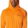 imageColumbia Mens PFG Terminal Tackle HoodieOrange BlastBlack Logo