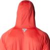imageColumbia Mens PFG Terminal Tackle HoodieRed HibiscusWhite Logo