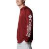 imageColumbia Mens PFG Terminal Tackle HoodieRed JasperCool Grey Logo