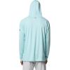 imageColumbia Mens PFG Terminal Tackle HoodieSprayBlue Echo Logo