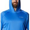 imageColumbia Mens PFG Terminal Tackle HoodieVivid BlueCool Grey Logo