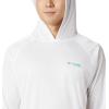 imageColumbia Mens PFG Terminal Tackle HoodieWhiteAtoll Logo