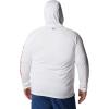 imageColumbia Mens PFG Terminal Tackle HoodieWhiteRed Spark Logo