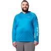imageColumbia Mens PFG Terminal Tackle HoodieBlue EchoWhite Logo