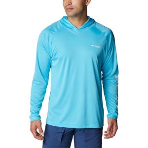 imageColumbia Mens PFG Terminal Tackle HoodieAtollWhite Logo