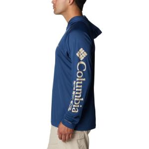 imageColumbia Mens PFG Terminal Tackle HoodieCarbonAncient Fossil Logo