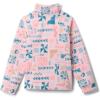 imageColumbia Girls Benton Springs Ii Printed FleeceSatin Pink Outerbounds